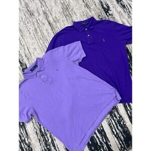 Bundle Dealer Two Polo Ralph Lauren Purple Men's Polo Size Large